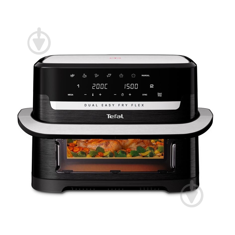 Мультипечь Tefal Dual Easy Fry Flex EY9228E0 - фото 1