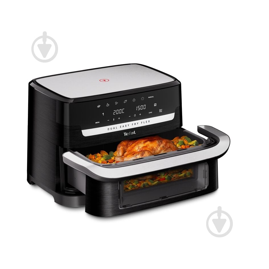 Мультипечь Tefal Dual Easy Fry Flex EY9228E0 - фото 3