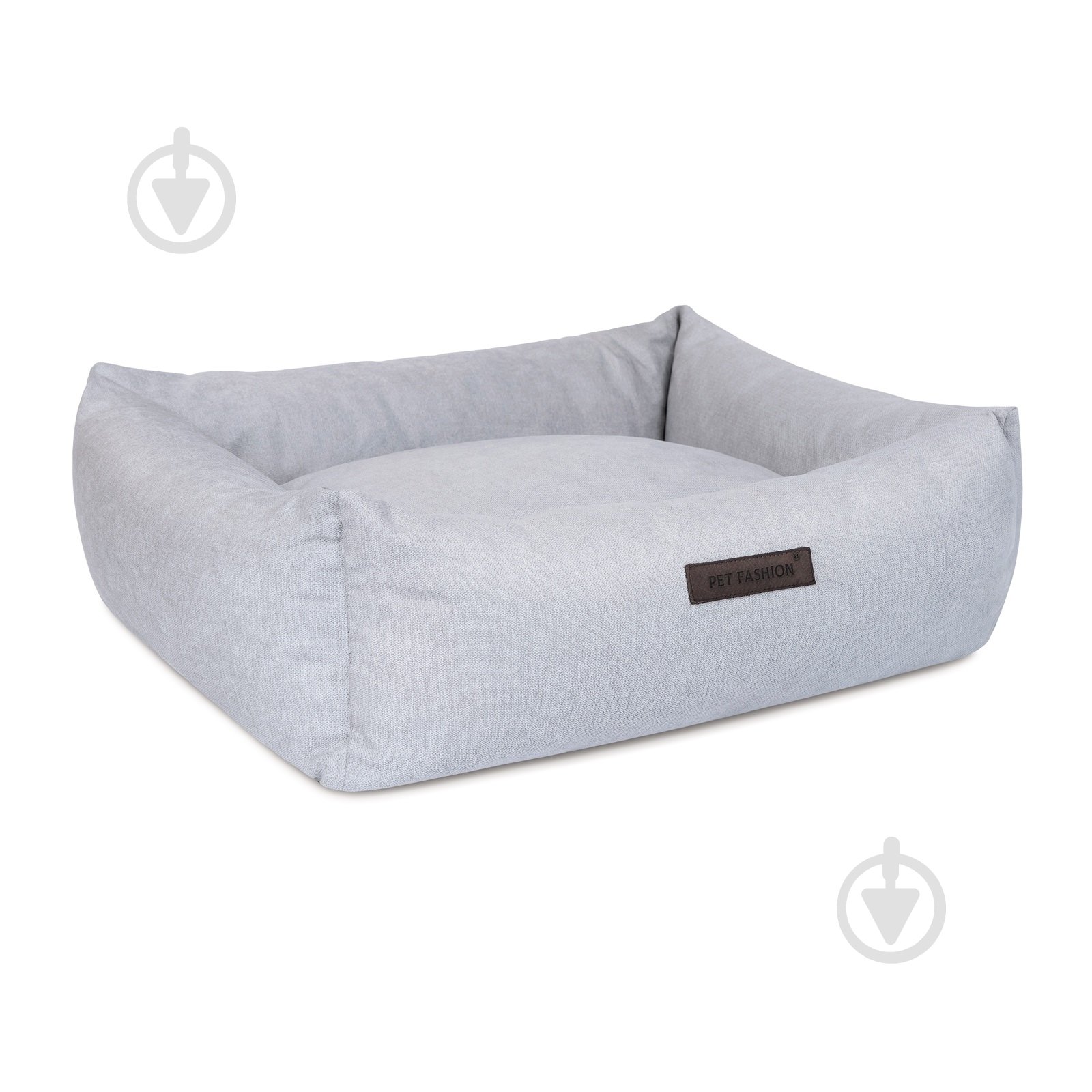 Лежак Природа Bond №2 78х60х20 см серый - фото 1 Лежак Природа Bond №2 78х60х20 см серый - фото 1