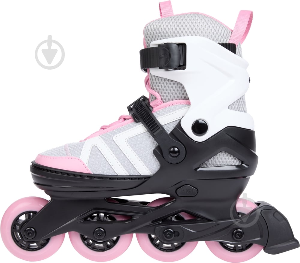 Роликовые коньки Firefly ILS C76 J 430976-901001 р. 34-37 белый с черным - фото 2 Роликовые коньки Firefly ILS C76 J 430976-901001 р. 34-37 белый с черным - фото 2