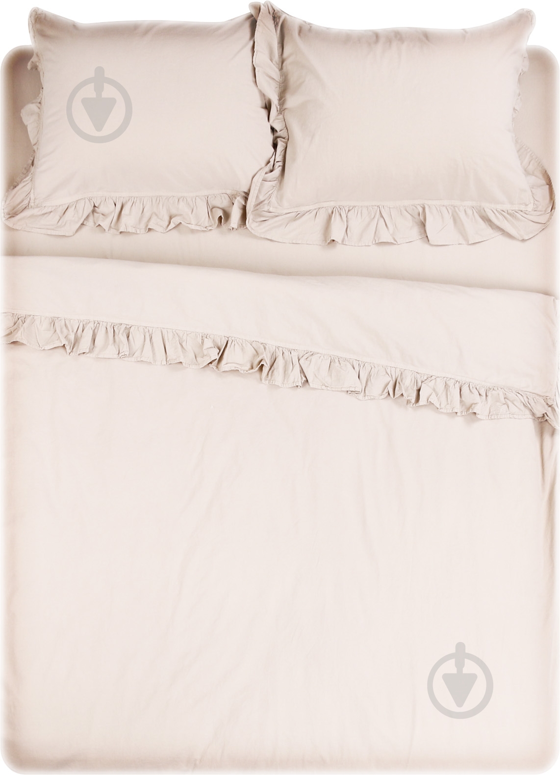 Комплект постельного белья 2.0 бежевый Limasso - фото 1