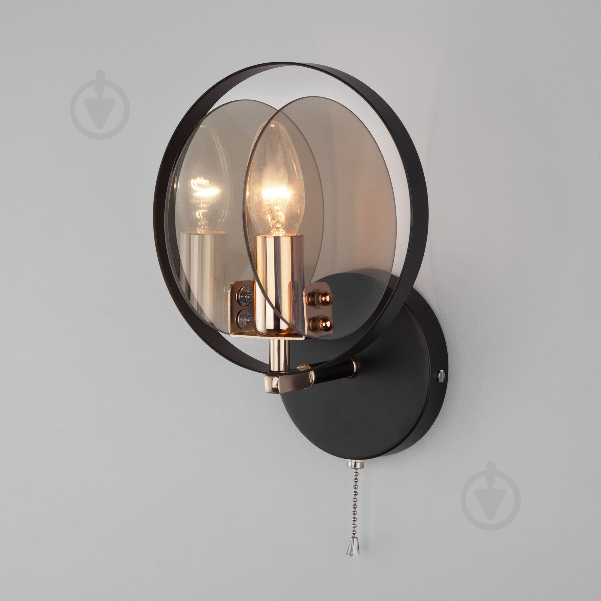 Бра Strotskis Gallo 1x60 Вт E14 черный 70121/1 - фото 2 Бра Strotskis Gallo 1x60 Вт E14 черный 70121/1 - фото 2