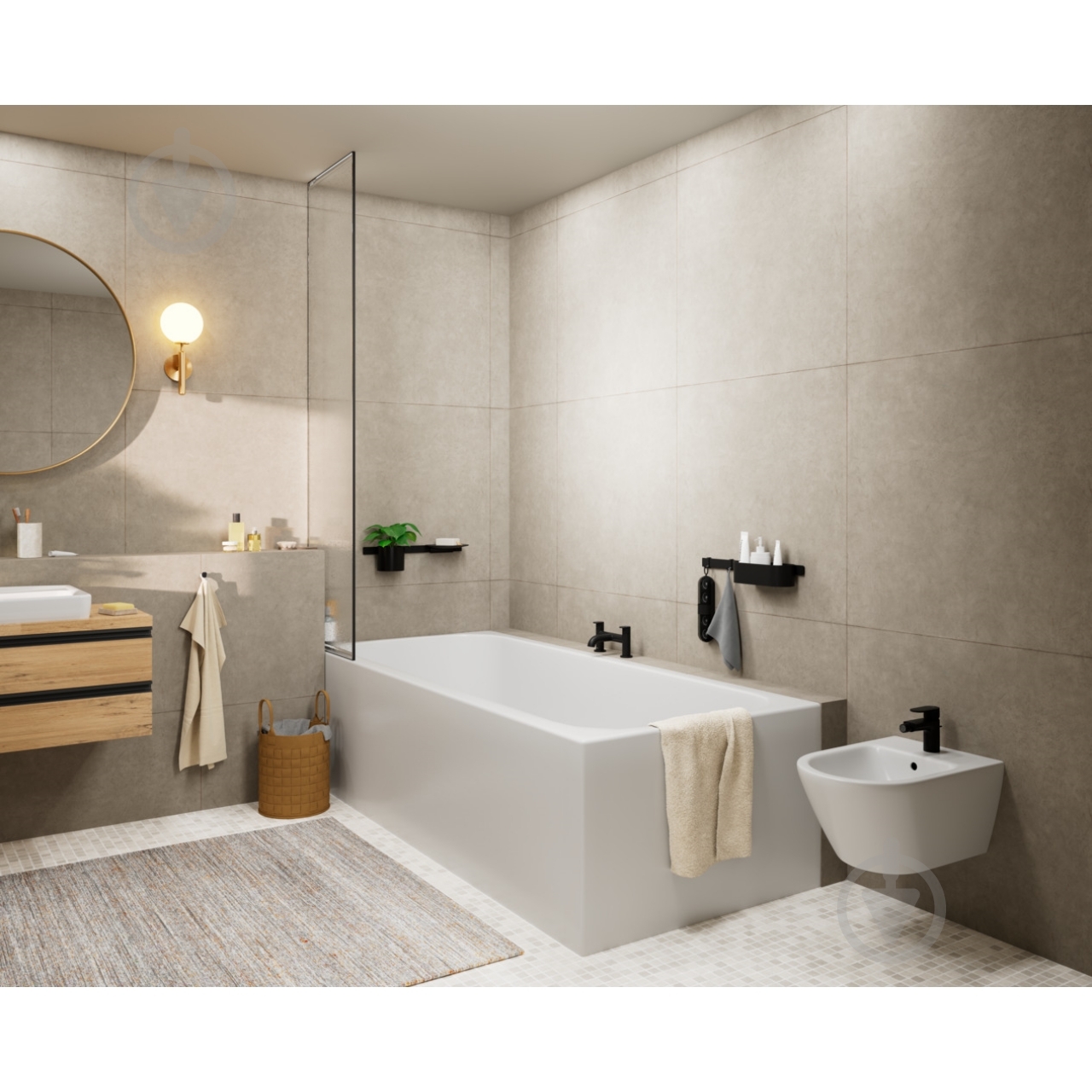 Hansgrohe VERNIS BLEND, чорный матовый - фото 4
