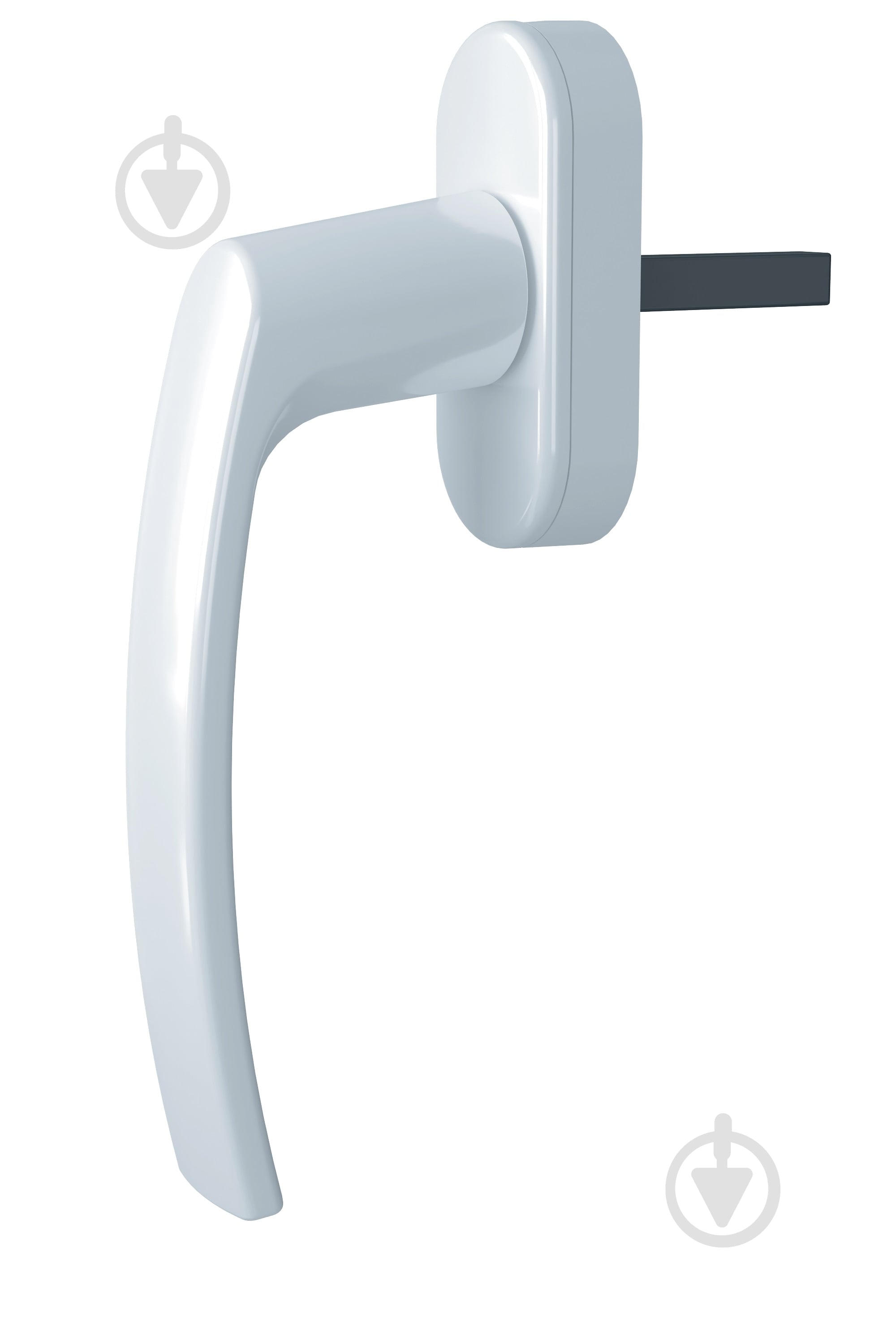 Ручка оконная ASTEX Venera біла Ral 9016 WH 010/37 - фото 1