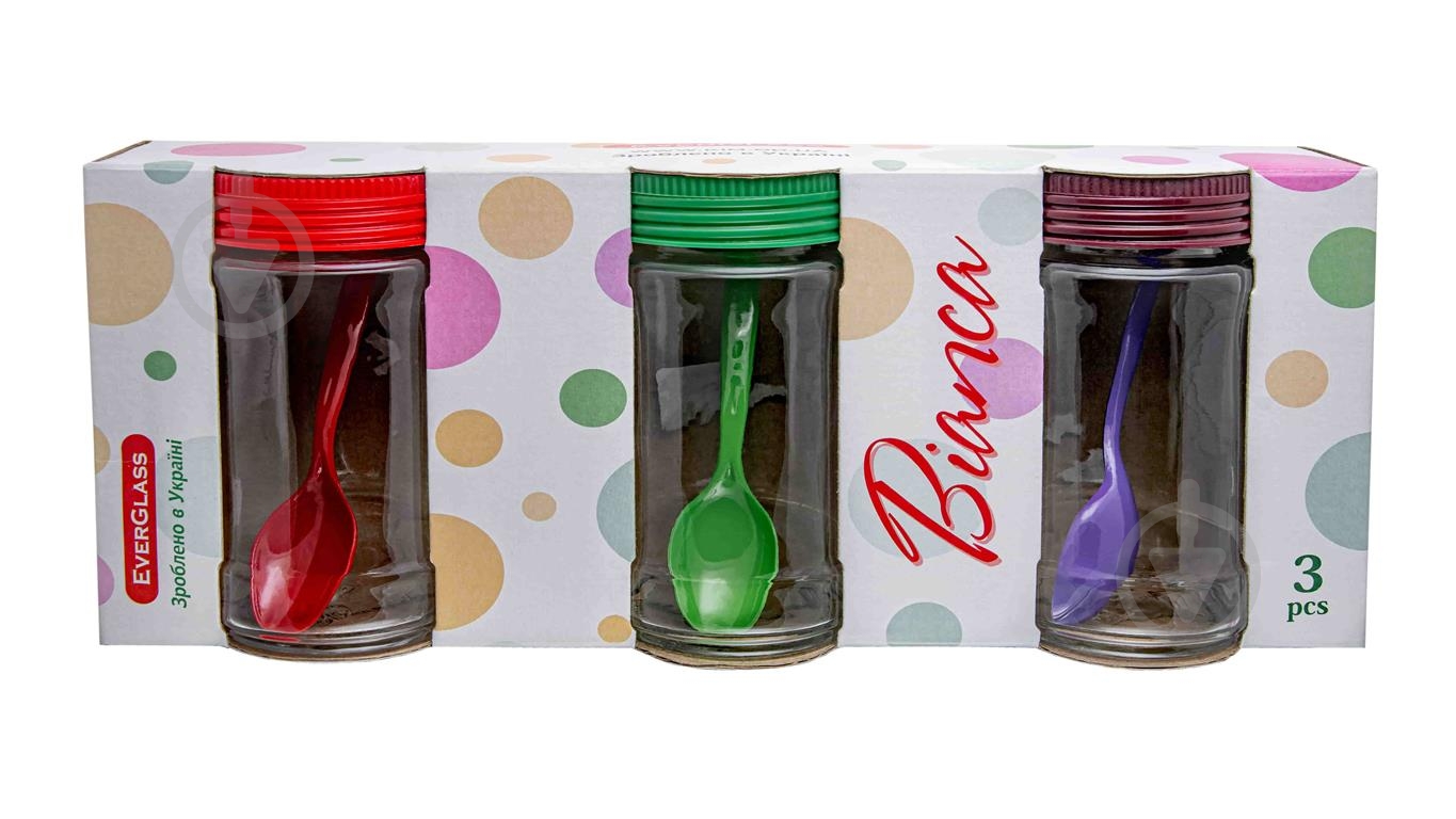Набор банок Everglass Bianca 314 мл 3 шт. - фото 3