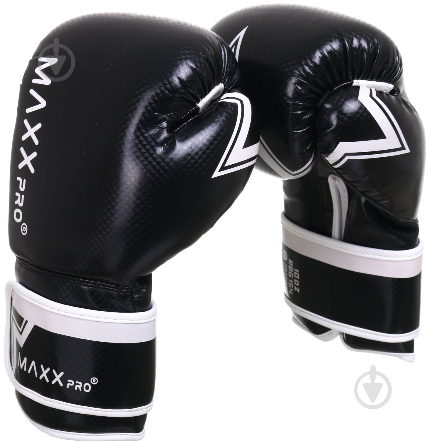 Боксерські рукавиці MaxxPro AVG-451 10oz чорний - фото 1