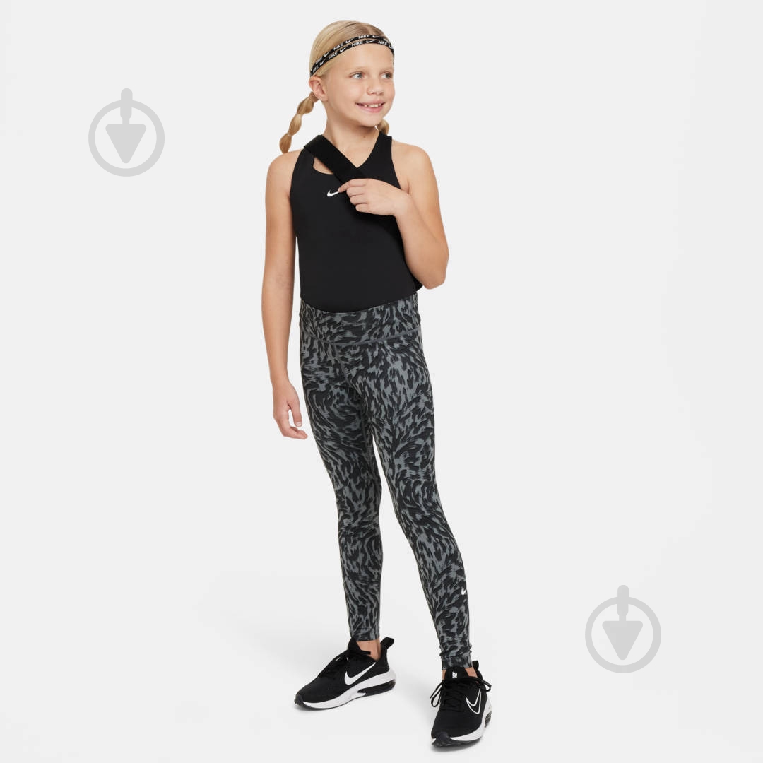 Лосины Nike G NK DF ONE TGHT VNR FN9013-084 р.XL серый - фото 5