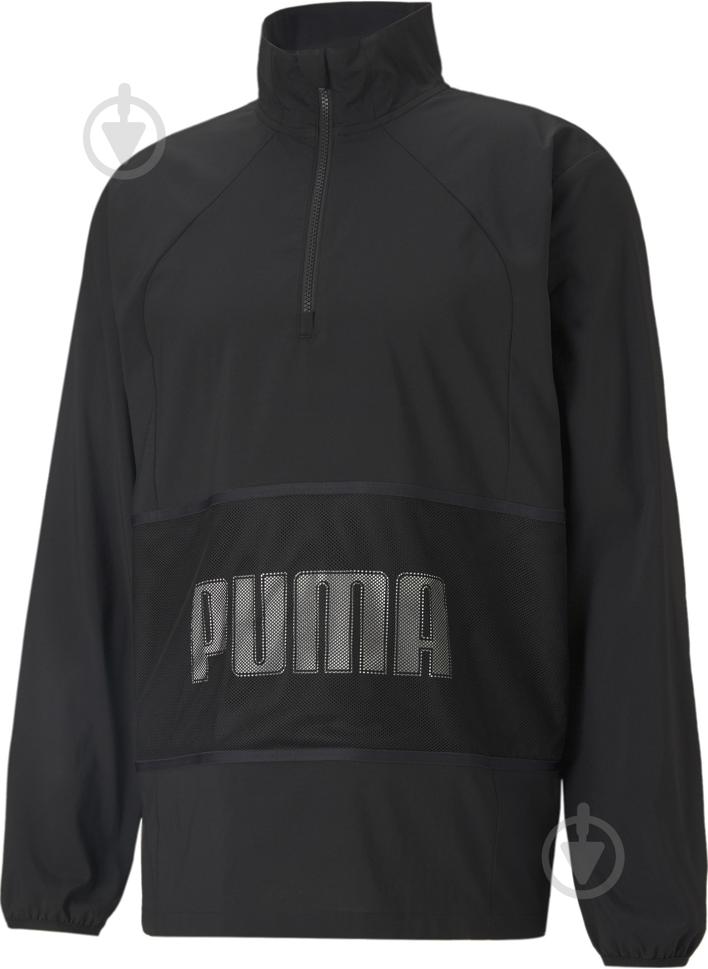 Вітрівка чоловіча демісезонна Puma TRAIN GRAPHIC 1 2 ZIP JACKET 52012001 р.M чорна - фото 2 Вітрівка чоловіча демісезонна Puma TRAIN GRAPHIC 1 2 ZIP JACKET 52012001 р.M чорна - фото 2