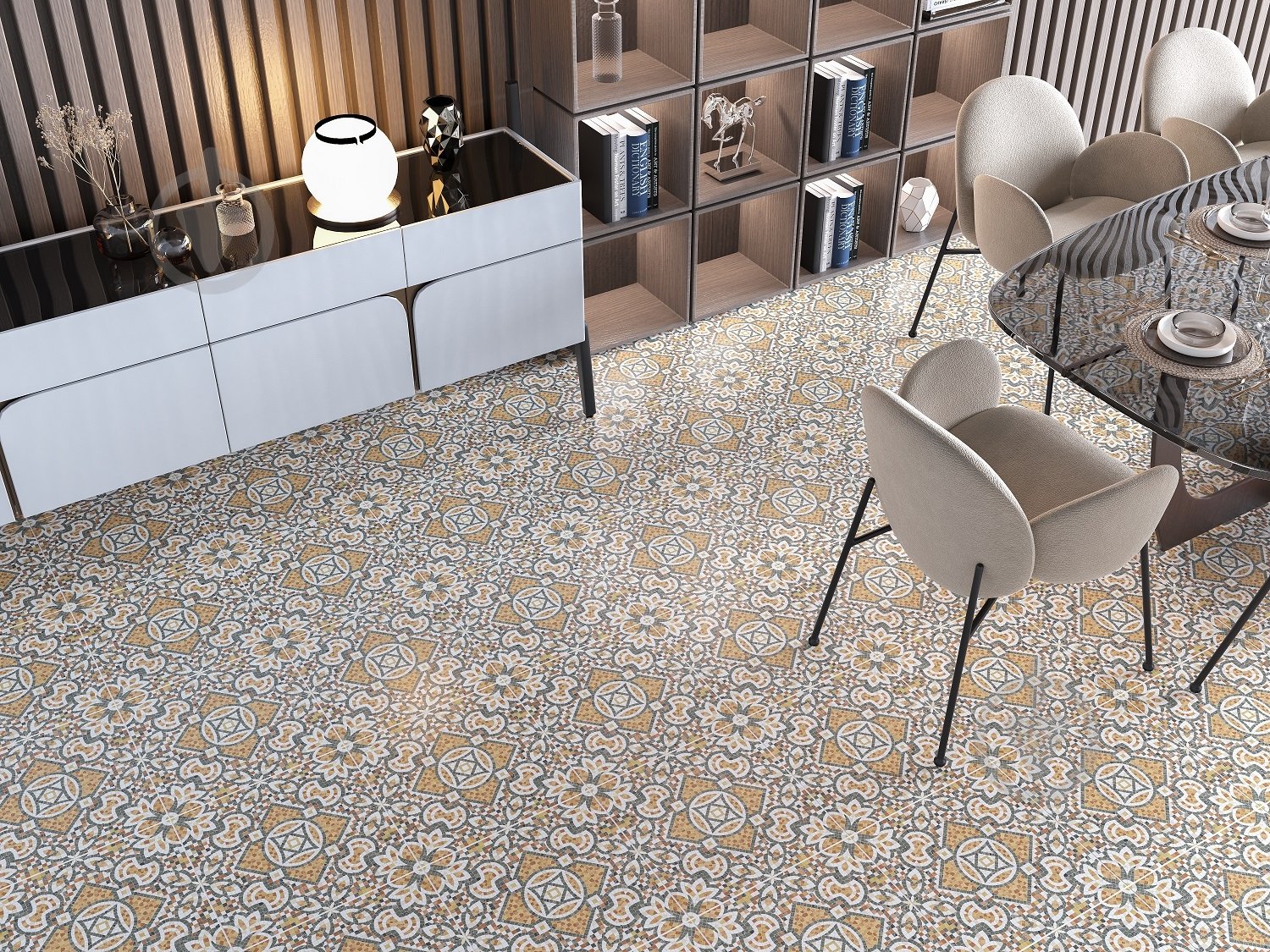 Плитка Golden Tile Arte Mosaico brown AM7800 40x40 см - фото 2