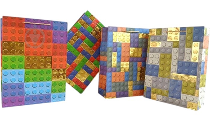 Пакет подарочный 26x32x10 см Конструктор Гулівер Країна - фото 1 Пакет подарочный 26x32x10 см Конструктор Гулівер Країна - фото 1