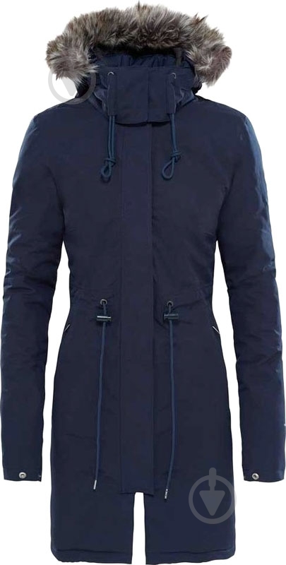 Куртка-парка жіноча зимова THE NORTH FACE W ZANECK PARKA T92TUPH2G р.M темно-синя - фото 1