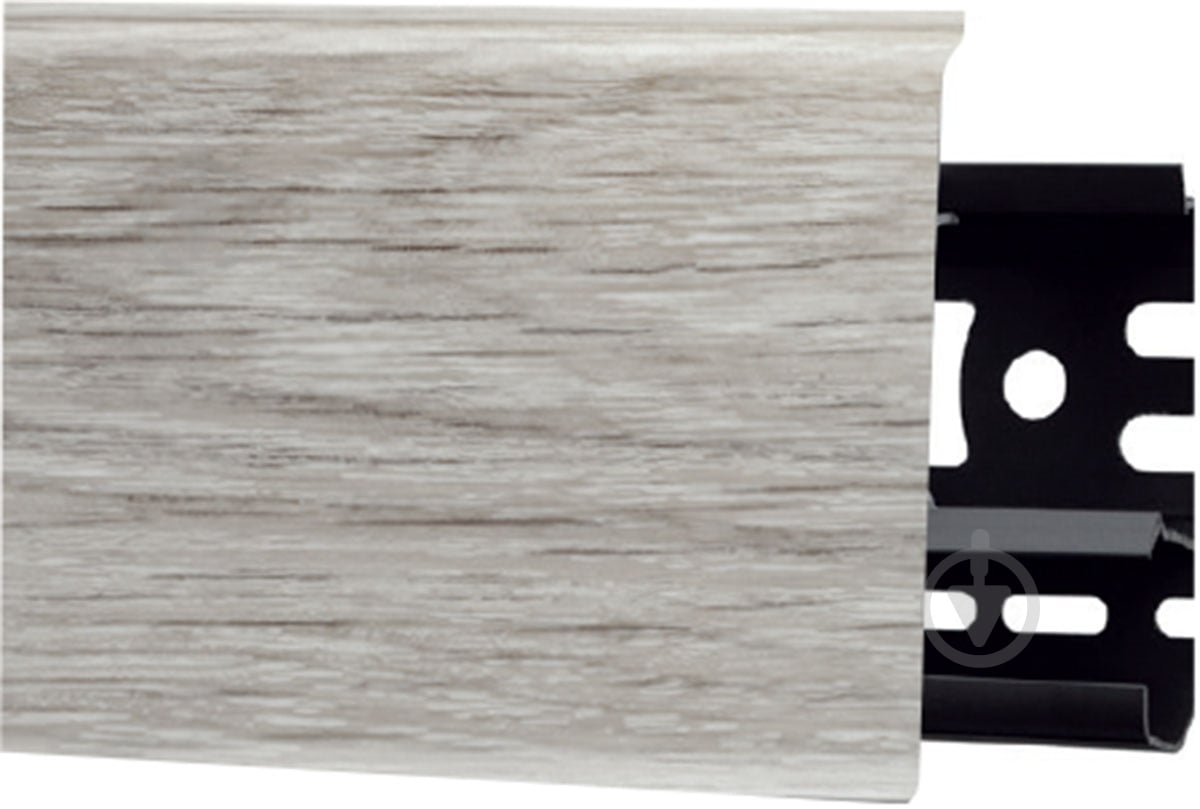 Плинтус ПВХ Arbiton INDO 44 дуб болтон 2500х70x26 мм - фото 1