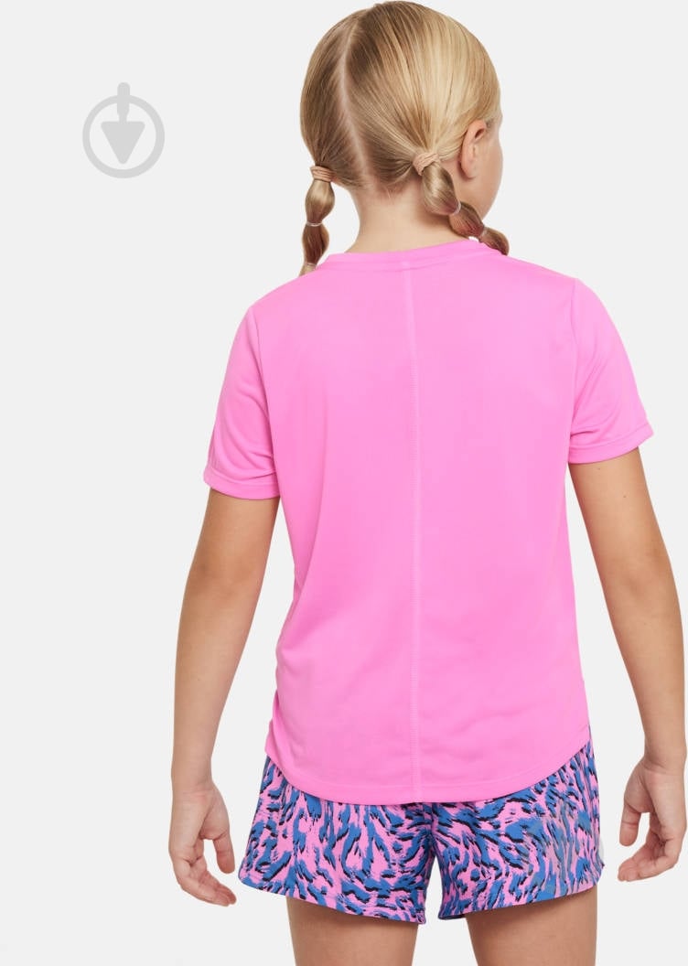Футболка Nike G NK ONE SS TOP GX VNR FN9019-675 р.XL розовый - фото 2