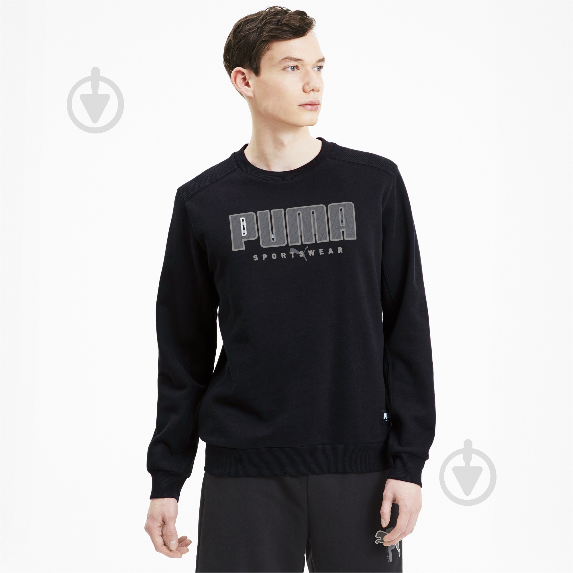 Джемпер Puma ATHLETICS Crew 58345401 р. S черный - фото 1 Джемпер Puma ATHLETICS Crew 58345401 р. S черный - фото 1