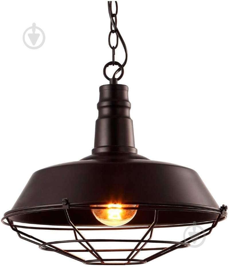 Подвес Arte Lamp A9183SP-1BK 1x60 Вт E27 черный - фото 2