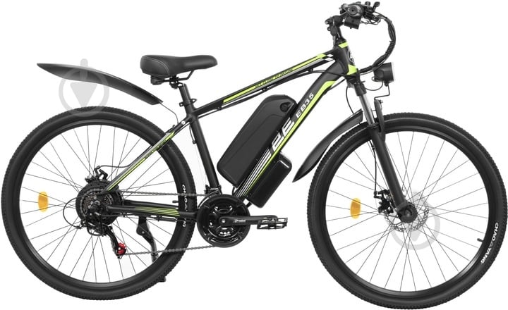 Электровелосипед 2E EB35 27,5″ зелено-черный - фото 1