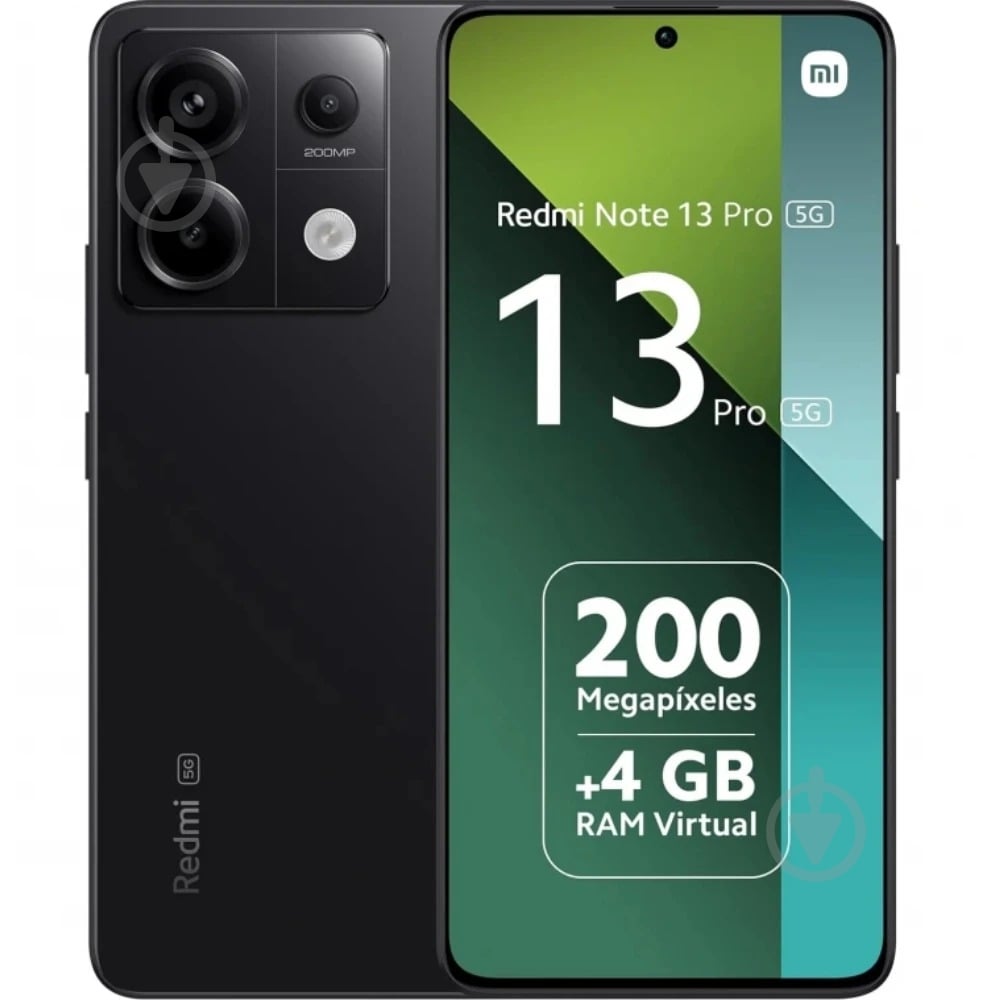 Смартфон Xiaomi Redmi Note 13 Pro 8/256GB midnight black (1020567) - фото 1
