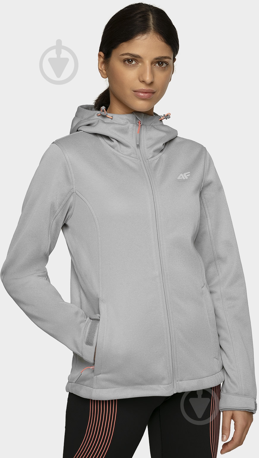 Куртка 4F NOSD4-SFD300-27M р.M серый - фото 1 Куртка 4F NOSD4-SFD300-27M р.M серый - фото 1