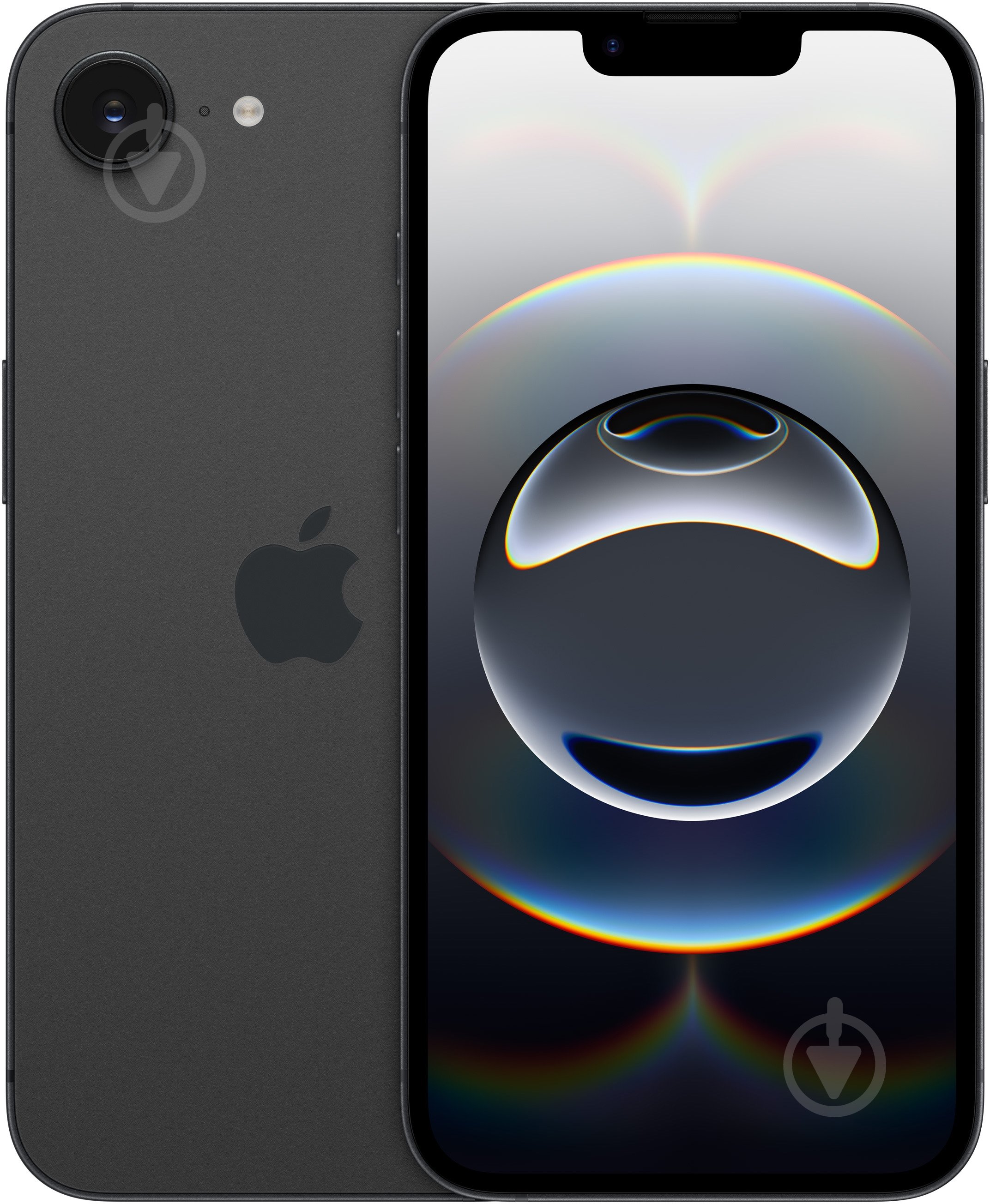 Смартфон Apple iPhone 16e 128GB black (MD1Q4SX/A) - фото 1