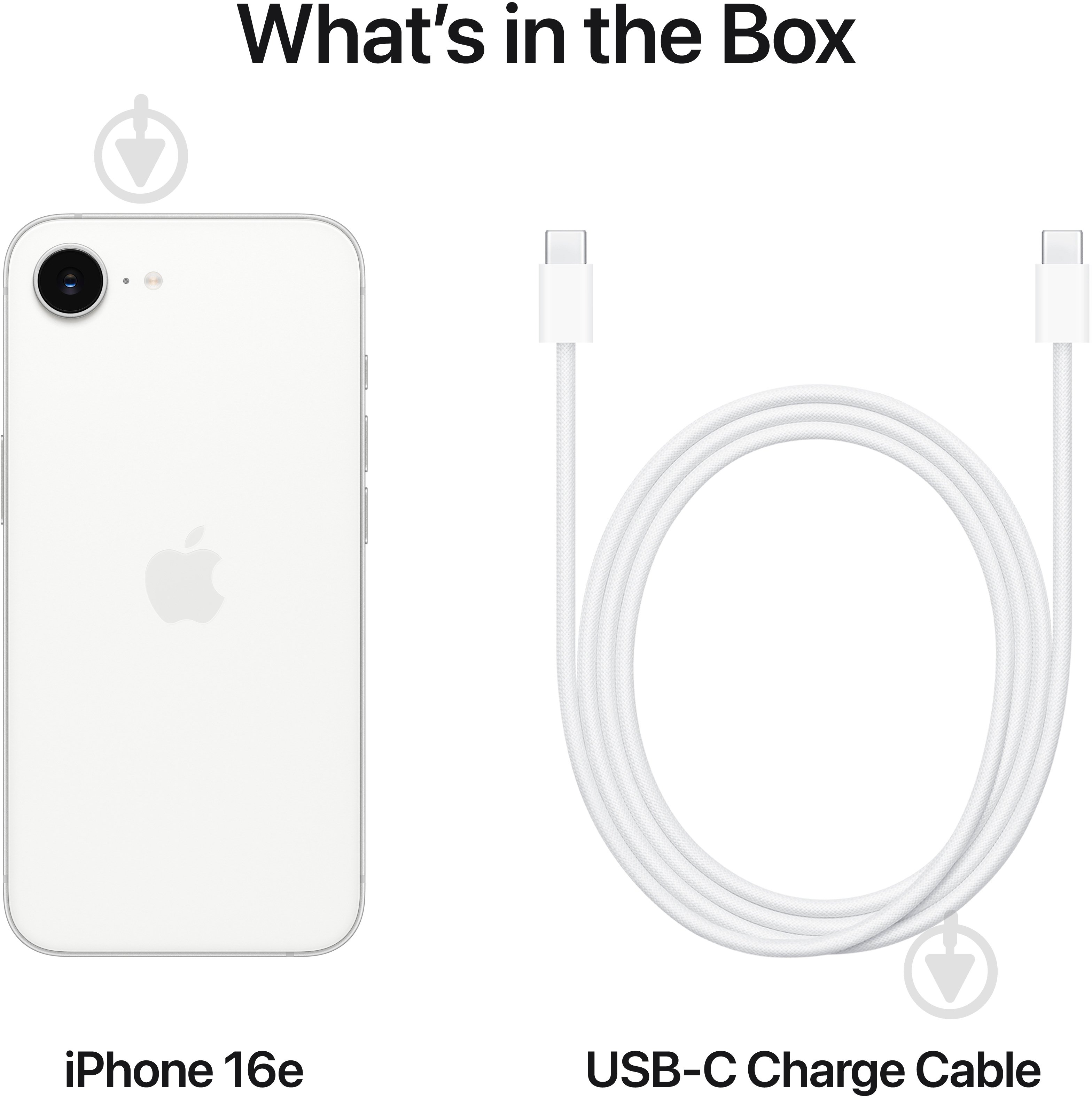 Смартфон Apple iPhone 16e 128GB white (MD1R4SX/A) - фото 6