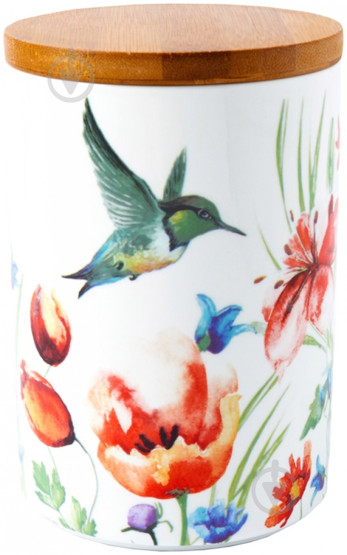 Банка для сыпучих Krauff Colibri 650 мл 21-244-045 - фото 1
