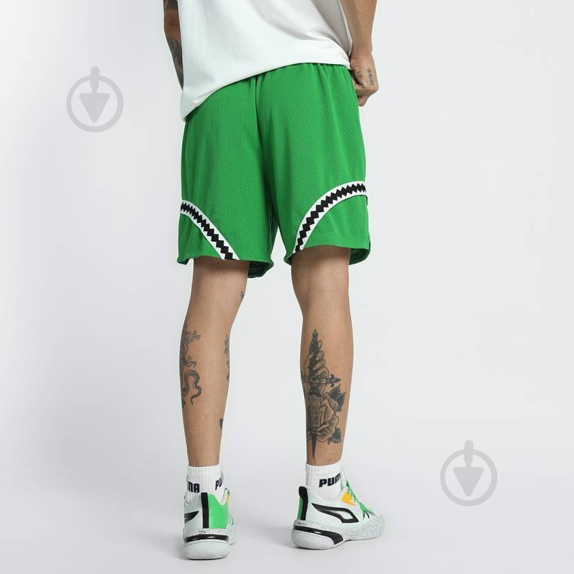 Шорты Puma CROWD CRAZE MESH SHORT 62721901 р. M зеленый - фото 3 Шорты Puma CROWD CRAZE MESH SHORT 62721901 р. M зеленый - фото 3