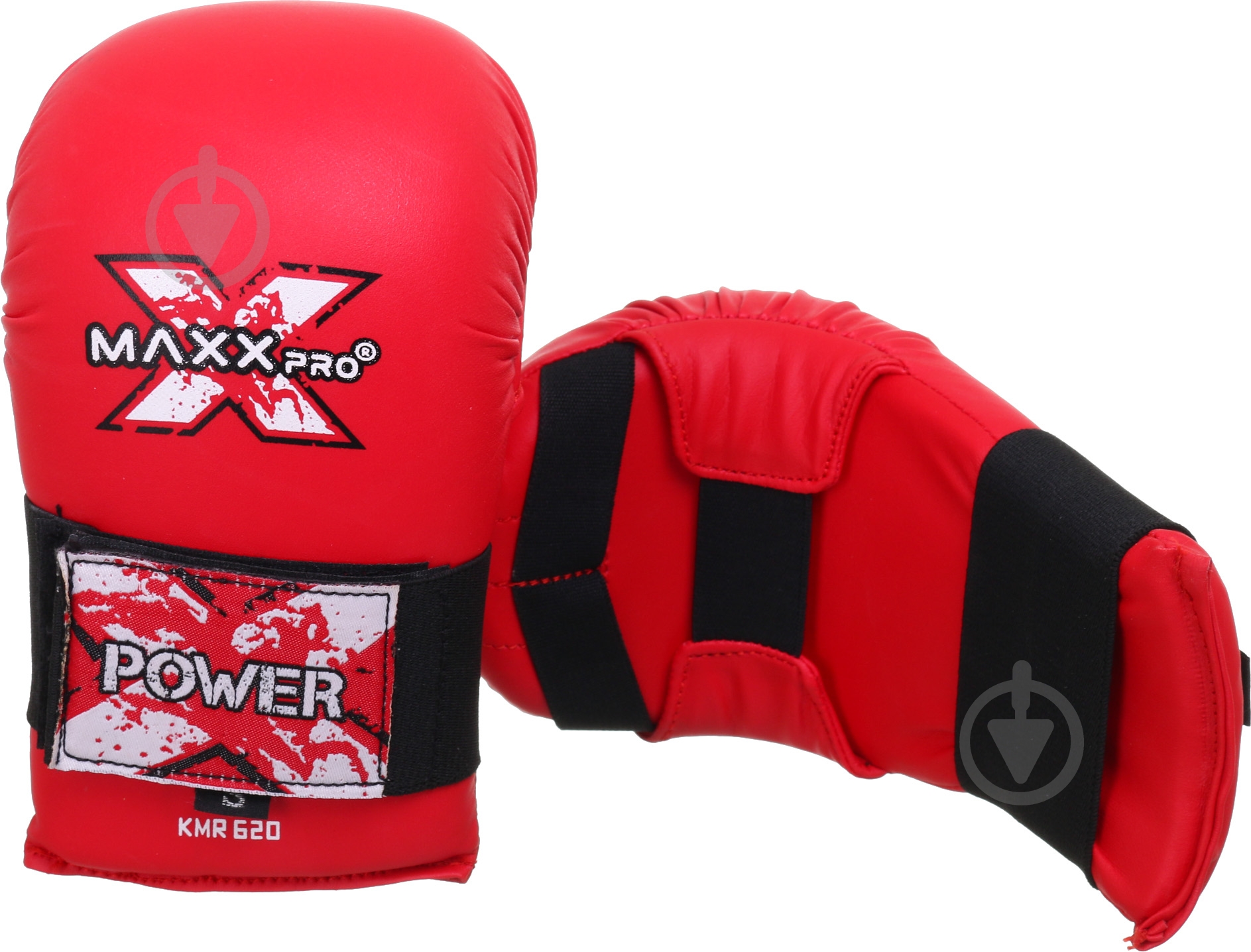 Рукавички для карате MaxxPro KMR-620 р. S червоний - фото 2