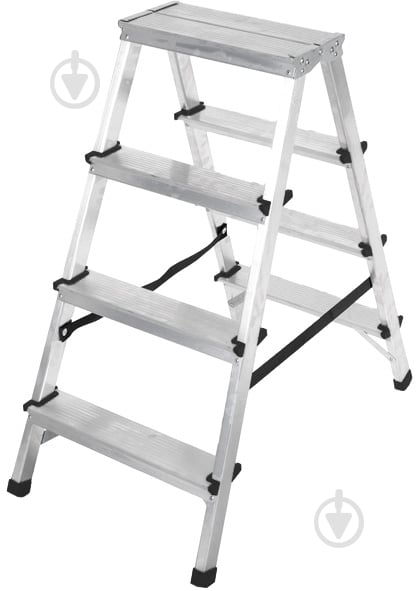 Лестница-стремянка Virastar Step Stool двухсторонняя 2x4 (DR125ALDD4) - фото 1
