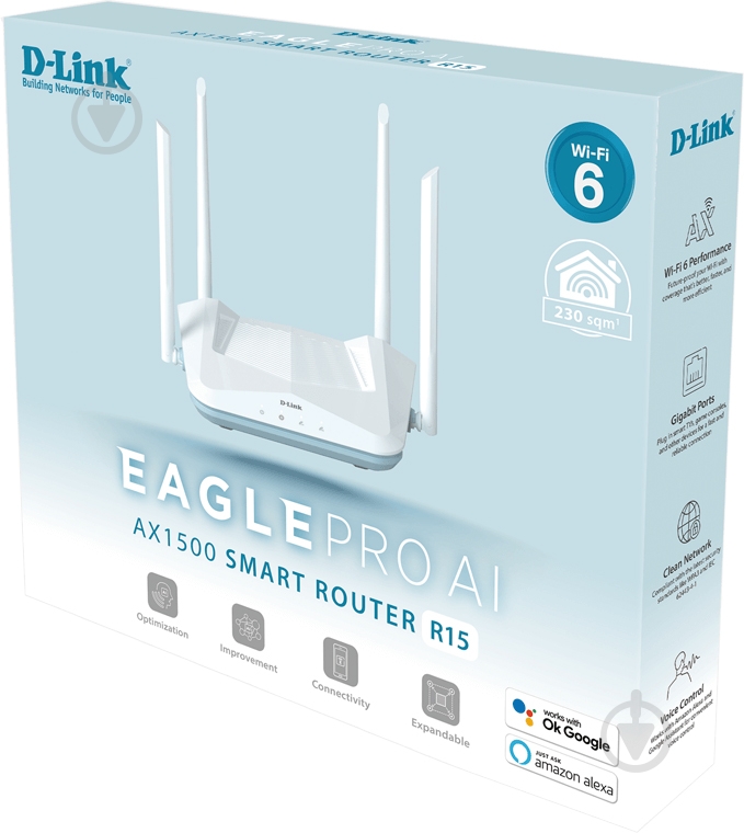Маршрутизатор DLINK R15 AX1500 - фото 5 Маршрутизатор DLINK R15 AX1500 - фото 5
