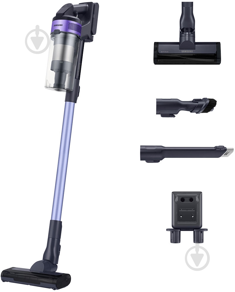 Пилосос акумуляторний Samsung VS15A6031R4/UK black - фото 1