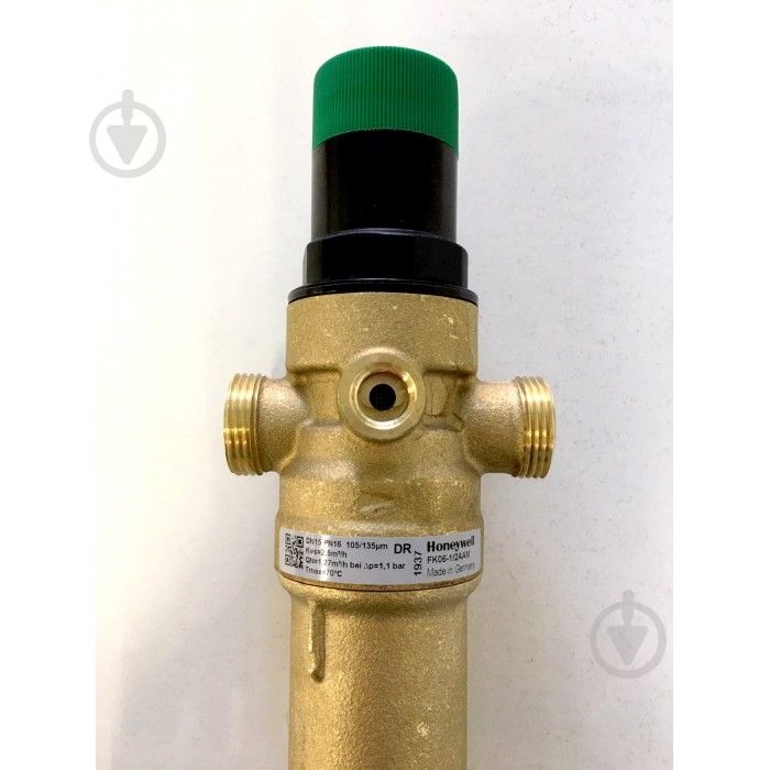 Редуктор тиску Resideo тонкого очищення з редуктором Honeywell FK06-1/2AAM - фото 2