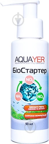 Препарат AQUAYER Биостартер для подготовки воды 90 мл - фото 1