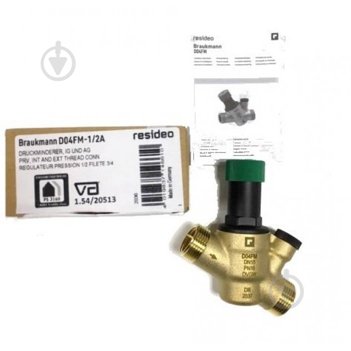 Редуктор давления воды Resideo Honeywell DN15 D04FM-1/2A - фото 3 Редуктор давления воды Resideo Honeywell DN15 D04FM-1/2A - фото 3