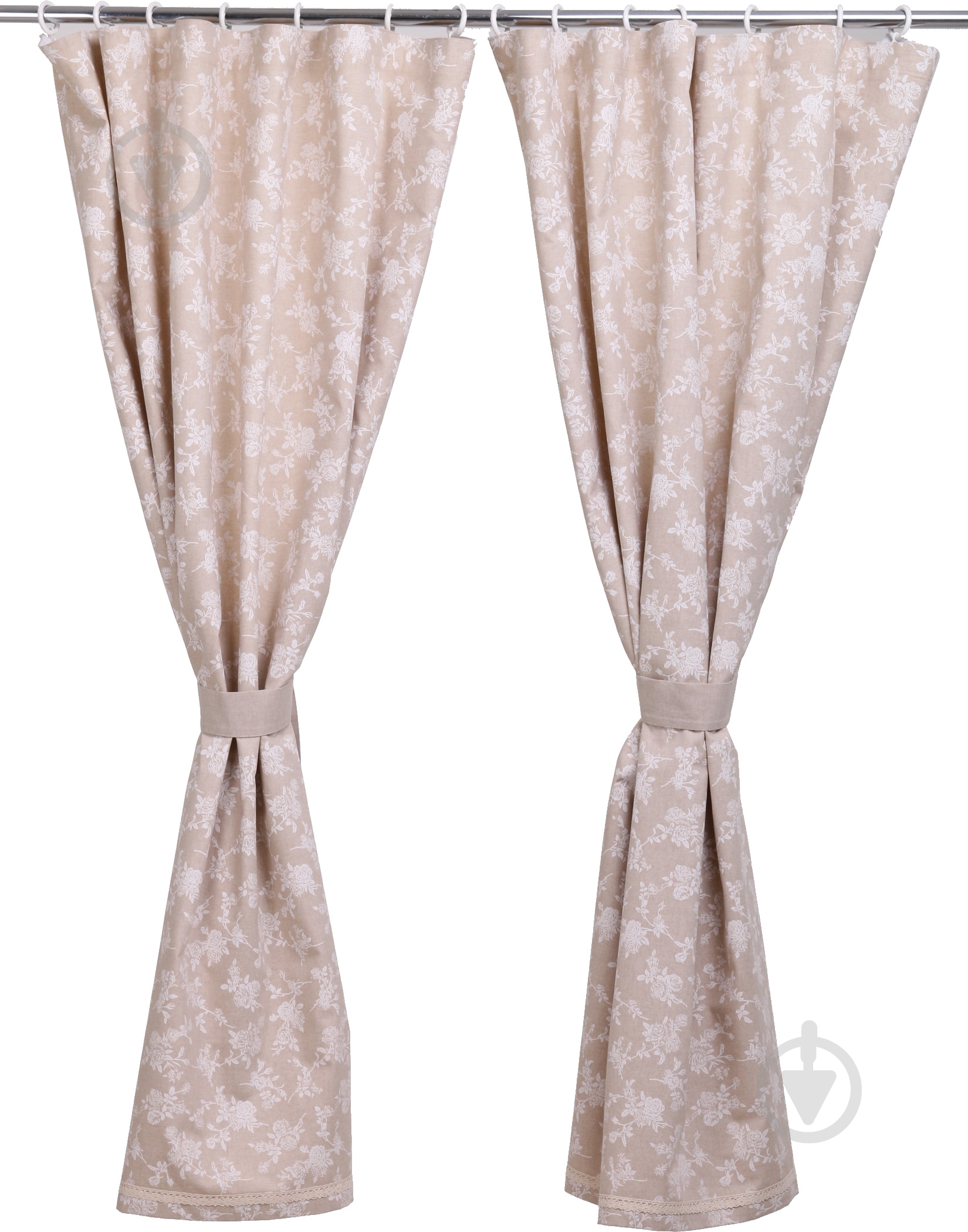 Комплект штор с подхватом Шале Розы 136х170 см La Nuit - фото 2 Комплект штор с подхватом Шале Розы 136х170 см La Nuit - фото 2