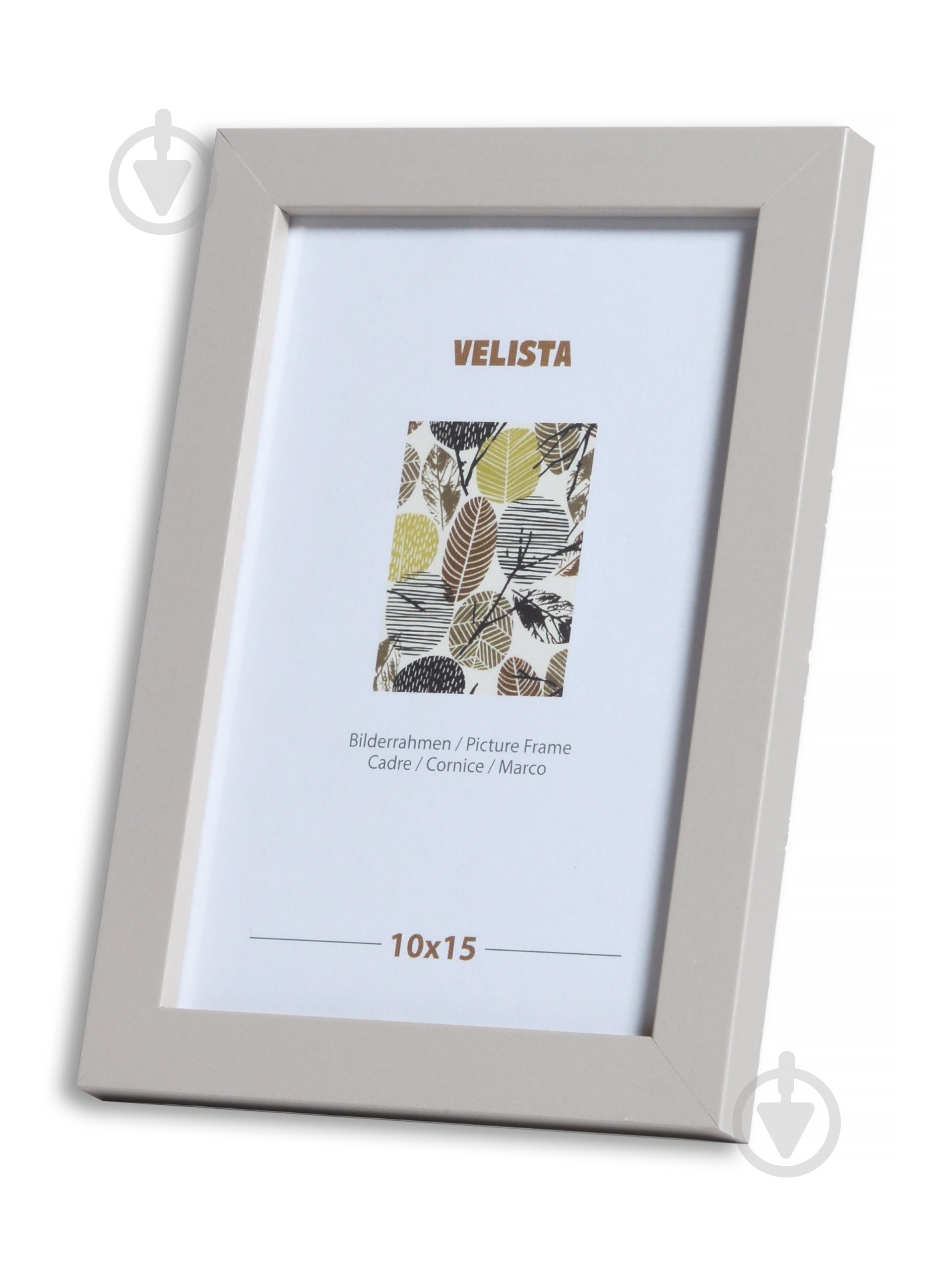 Рамка для фотографії з оргсклом Velista 15W-49697v 1 фото 10x15 см сірий - фото 2