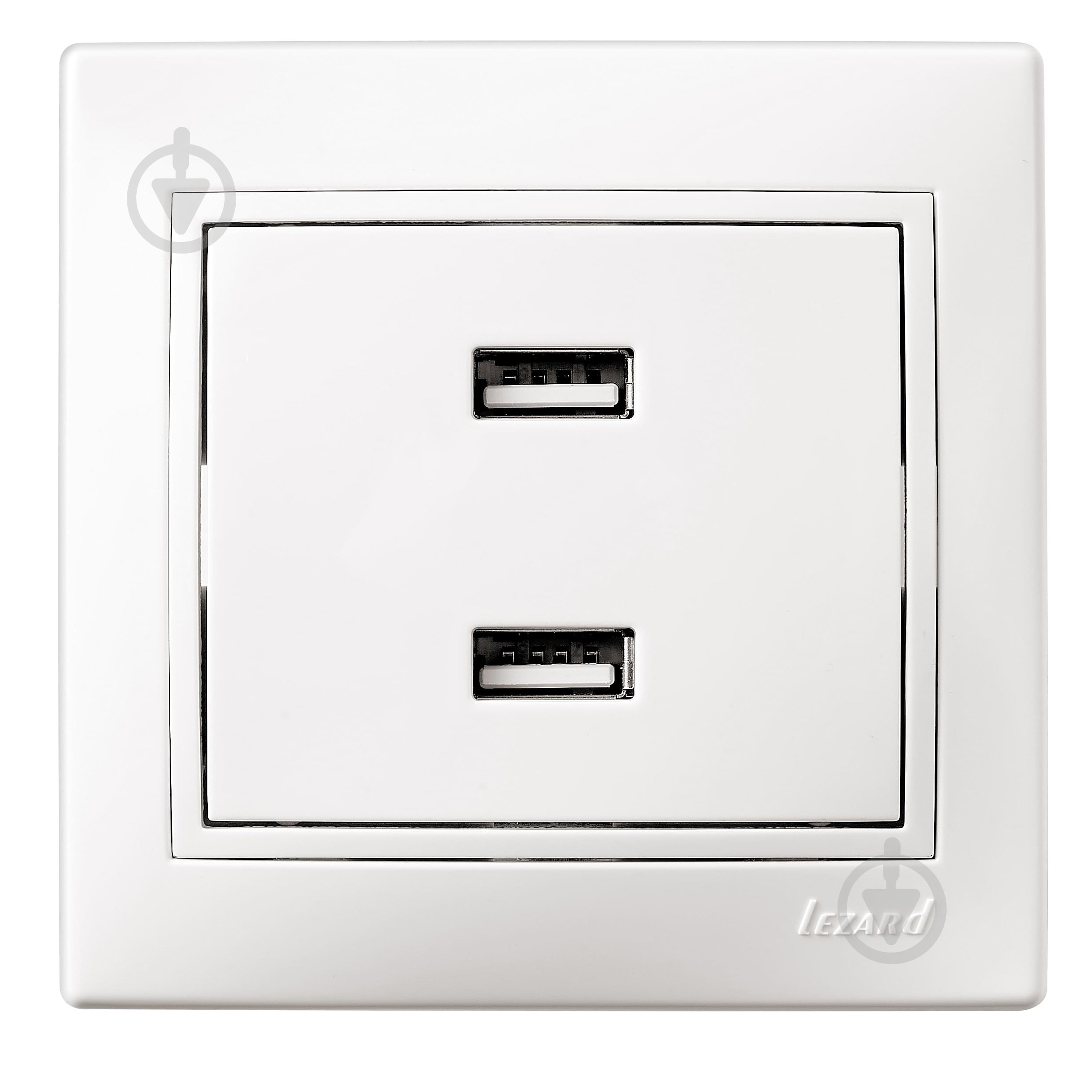 Розетка USB Lezard Mira білий 701-0202-192 - фото 1