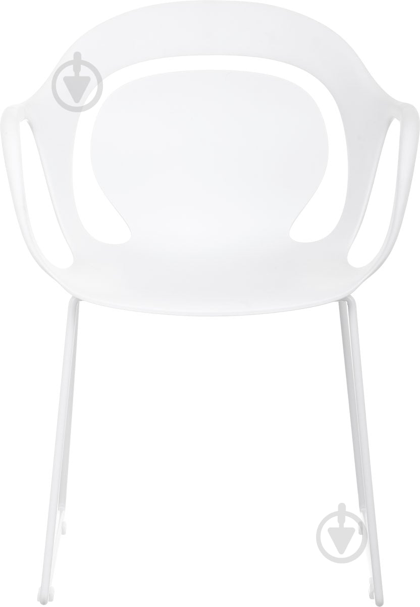Стул обеденный с подлокотниками Peony белый белый/белый - фото 2
