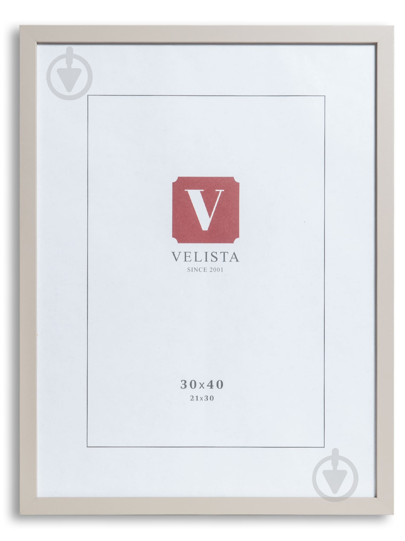 Рамка для фотографії з оргсклом Velista 15W-49697v 1 фото 30х40 см сірий - фото 1
