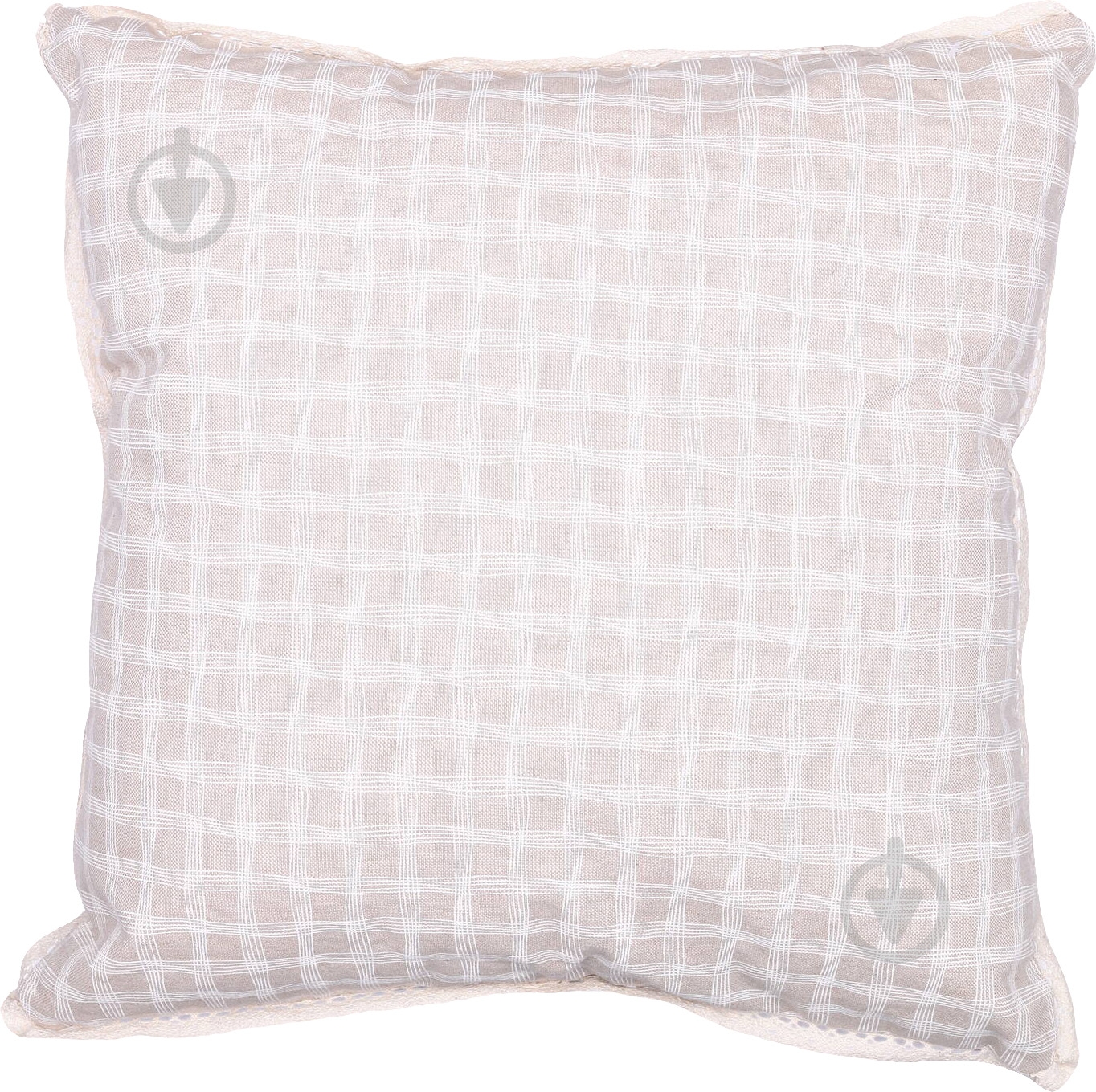 Подушка декоративная Шале Клетка 45x45 см розовый в клетку La Nuit - фото 2 Подушка декоративная Шале Клетка 45x45 см розовый в клетку La Nuit - фото 2