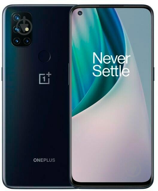 Смартфон OnePlus Nord N10 5G Dual SIM 6/128GB midnight ice (5011101334) - фото 1 Смартфон OnePlus Nord N10 5G Dual SIM 6/128GB midnight ice (5011101334) - фото 1