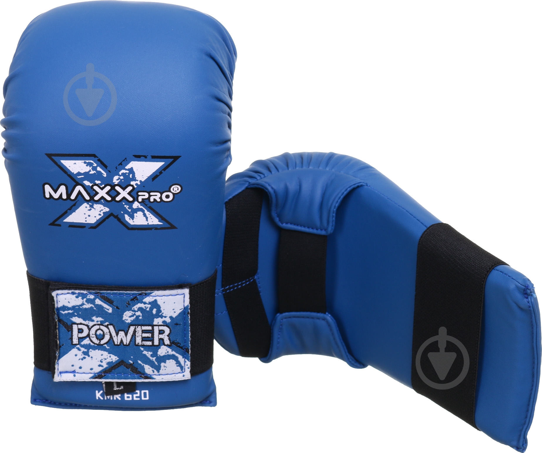 Перчатки для карате MaxxPro KMR-620 р. L синий - фото 2 Перчатки для карате MaxxPro KMR-620 р. L синий - фото 2