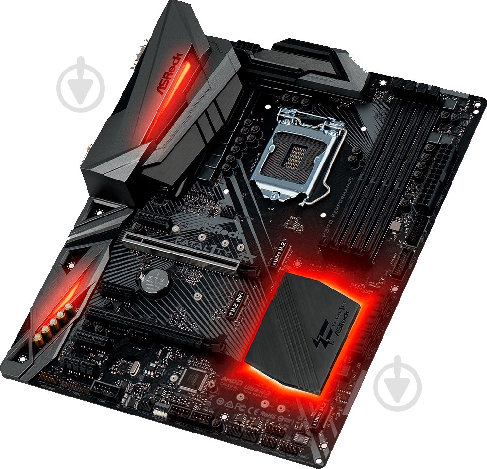 Материнская плата ASRock H370_PERFORMANCE (Socket 1151, Intel H370, ATX) - фото 3 Материнская плата ASRock H370_PERFORMANCE (Socket 1151, Intel H370, ATX) - фото 3