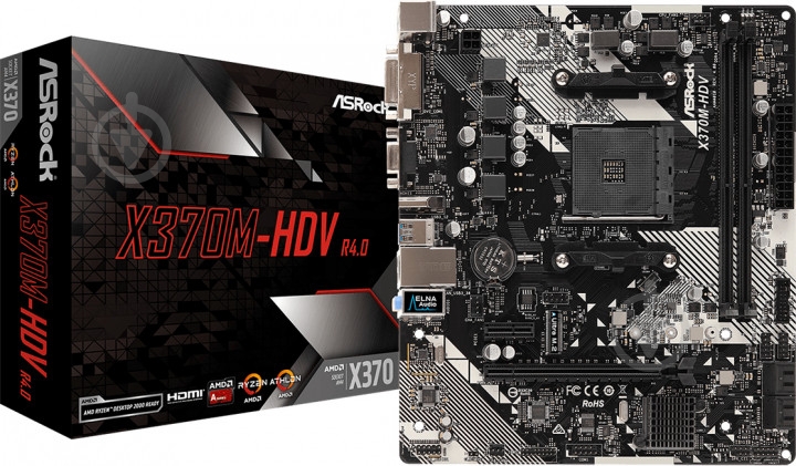 Материнская плата ASRock X370M-HDV (Socket AM4, AMD X370, mirco ATX) - фото 5 Материнская плата ASRock X370M-HDV (Socket AM4, AMD X370, mirco ATX) - фото 5