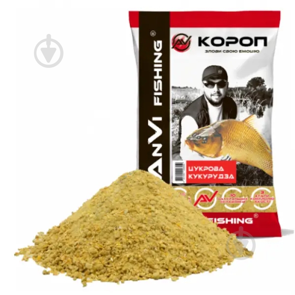Прикормка ANVI кукуруза 1000 г - фото 1 Прикормка ANVI кукуруза 1000 г - фото 1