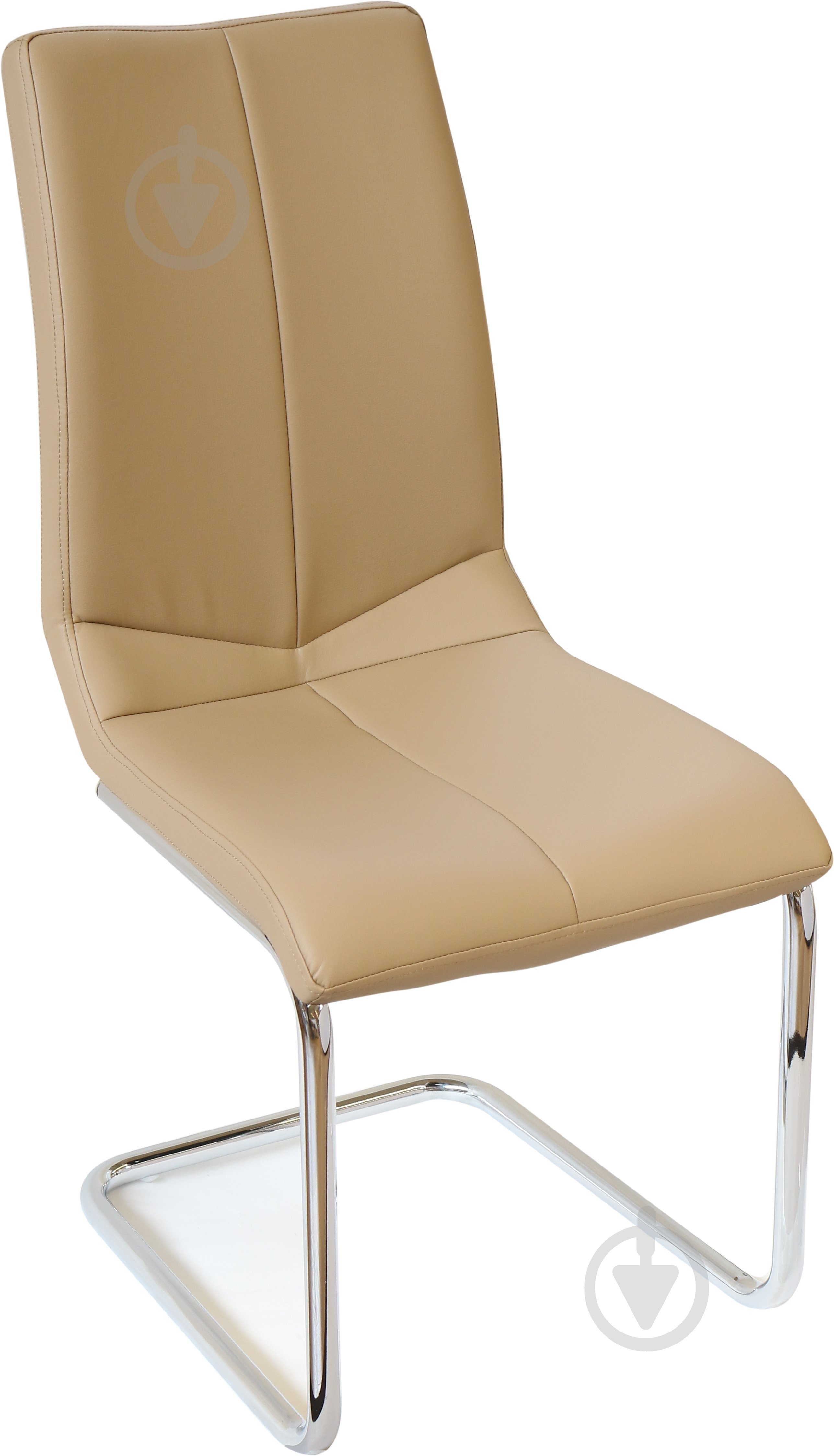 Стул обеденный Kite хром/капучино - фото 1