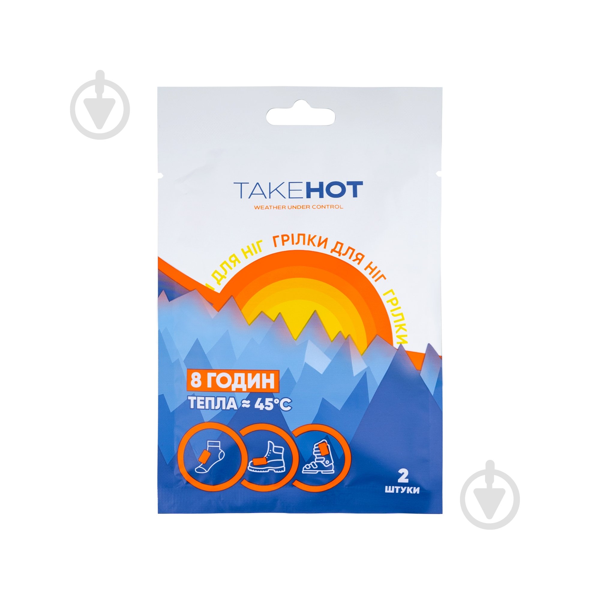Грелка термохимическая Takehot Toe Warmer (для ног) 2 шт. - фото 1