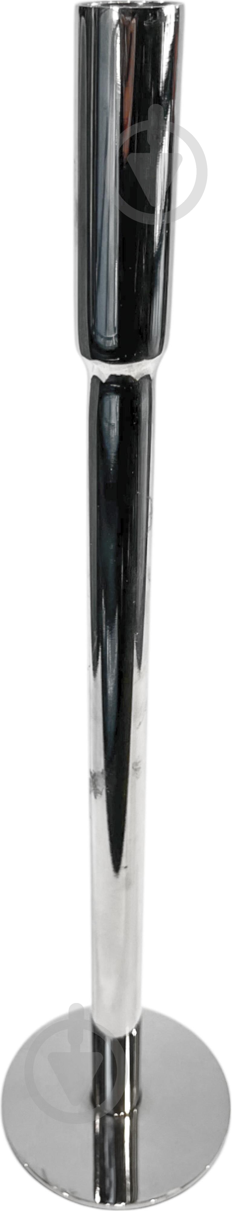 Подсвечник Arrow серебро 9х9х29 см - фото 1