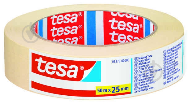 Лента малярная tesa для окраски Universal 25 мм x 50 м - фото 1