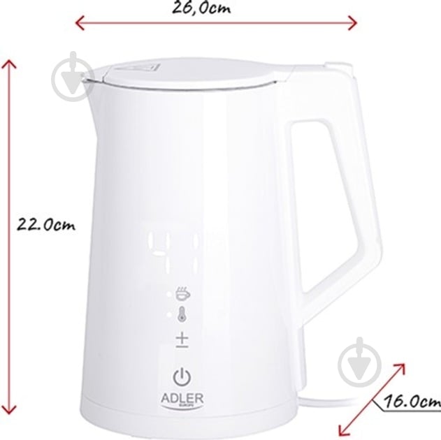 Електрочайник Adler AD1345W - фото 7 Електрочайник Adler AD1345W - фото 7