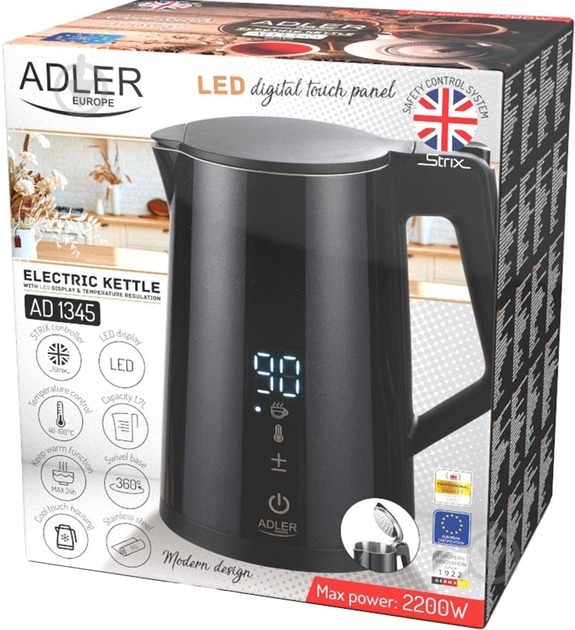 Электрочайник Adler AD1345B - фото 6